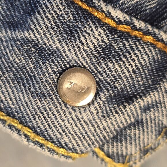 LEVIS 505 35x32 trashed distressed faded denim - Picture 6 of 16